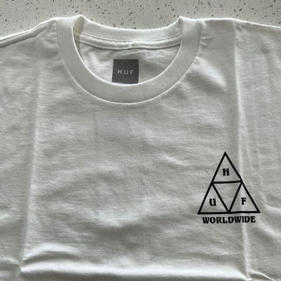 HUF White Graphic Short Sleeve Tee - Picture 1 of 5
